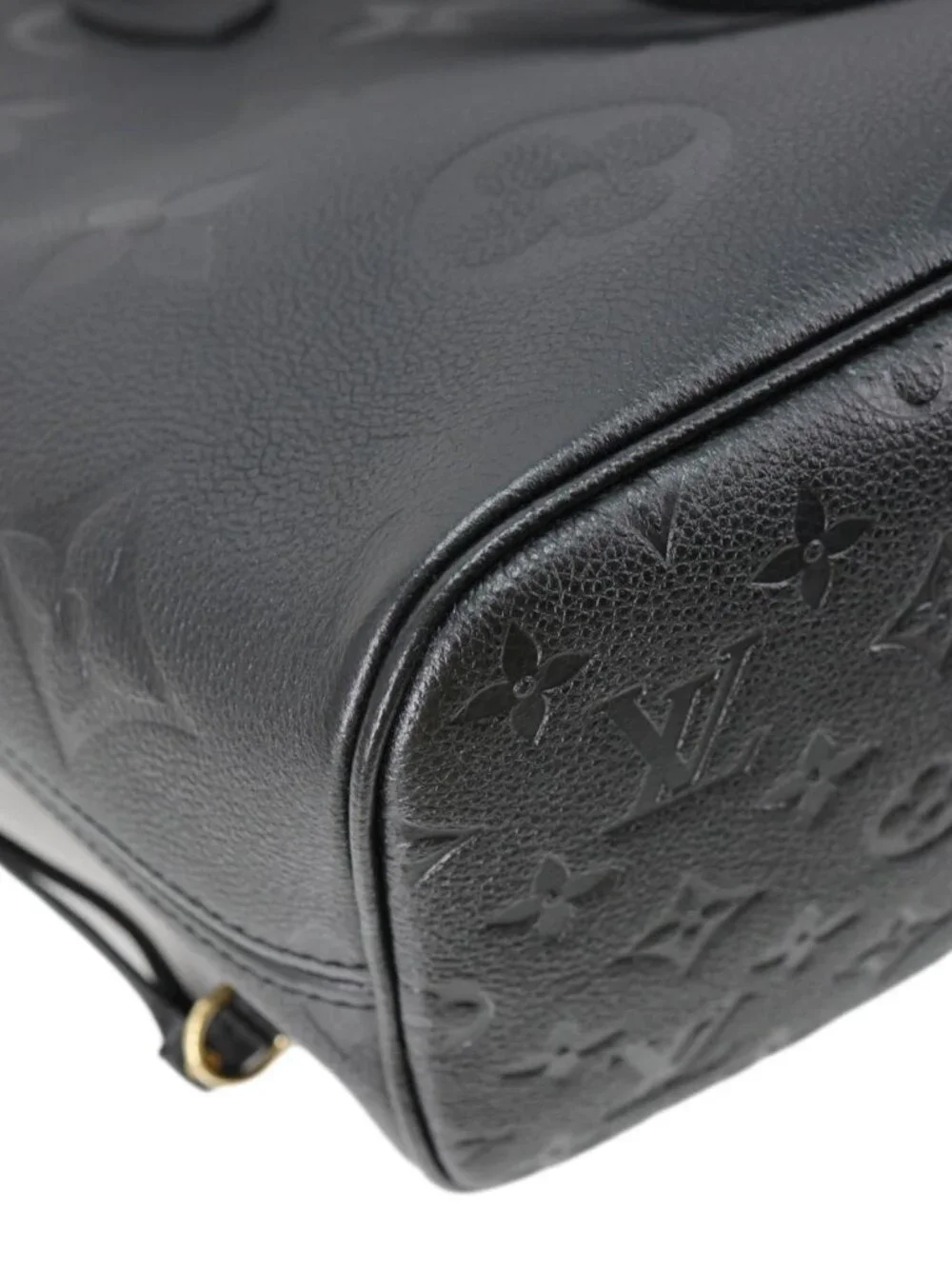 Louis Vuitton Neverfull MM Monogram Empreinte Tote Bag Black
